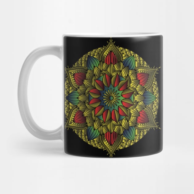 Golden Mandala by SVGdreamcollection